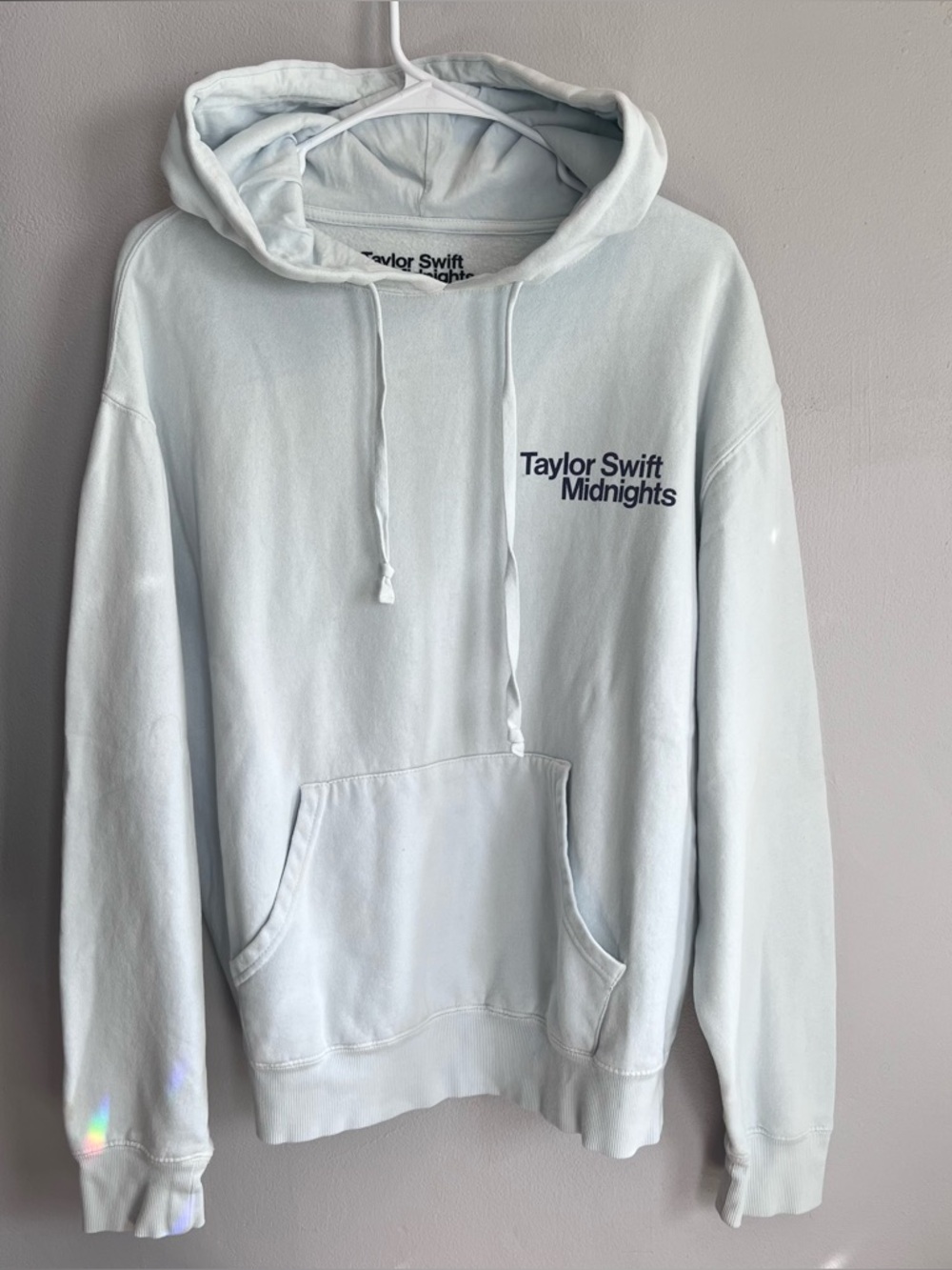 Taylor‎ Swift Midnights Hoodie Album Merch Light Blue M